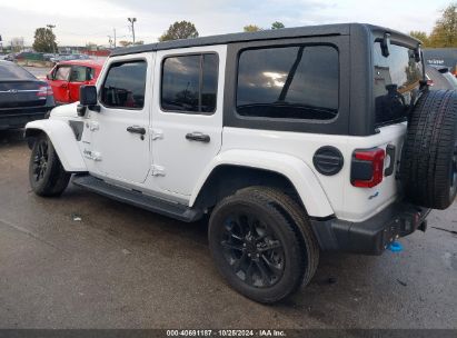 Lot #3053063868 2022 JEEP WRANGLER 4XE UNLIMITED SAHARA