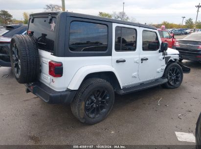 Lot #3053063868 2022 JEEP WRANGLER 4XE UNLIMITED SAHARA