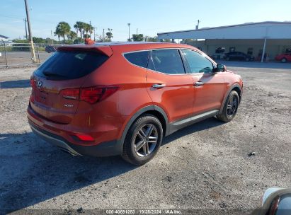 Lot #3021950052 2017 HYUNDAI SANTA FE SPORT 2.4L