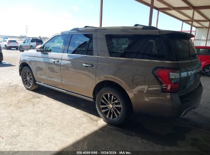 Lot #3053063861 2019 FORD EXPEDITION MAX LIMITED