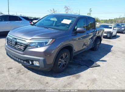 Lot #2995296713 2020 HONDA RIDGELINE AWD SPORT