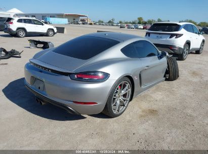 Lot #3037533801 2017 PORSCHE 718 CAYMAN S