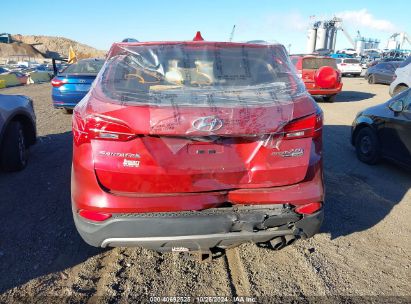 Lot #3052076689 2016 HYUNDAI SANTA FE SPORT 2.0L TURBO