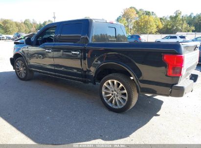 Lot #3035085436 2018 FORD F-150 LIMITED