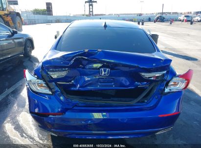 Lot #2997781914 2021 HONDA ACCORD SPORT SPECIAL EDITION