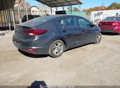 Lot #3052076685 2020 HYUNDAI ELANTRA SEL