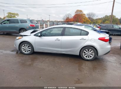 Lot #3052076674 2016 KIA FORTE LX