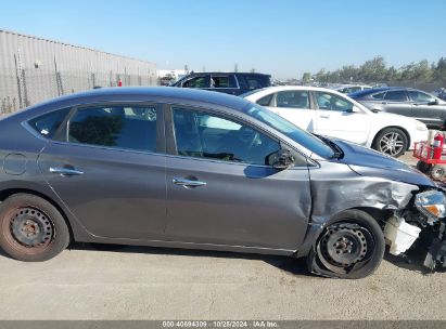 Lot #2992832697 2016 NISSAN SENTRA SV