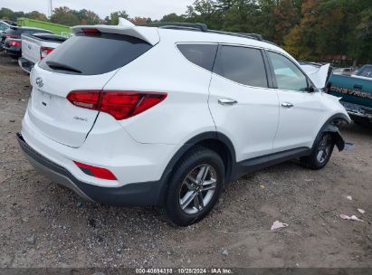 Lot #2992835205 2018 HYUNDAI SANTA FE SPORT 2.4L