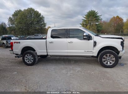 Lot #3018515226 2018 FORD F-250 PLATINUM