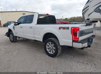 Lot #3018515226 2018 FORD F-250 PLATINUM