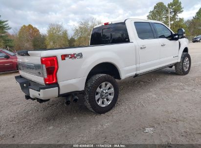 Lot #3018515226 2018 FORD F-250 PLATINUM