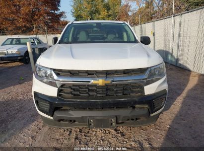 Lot #3000300562 2022 CHEVROLET COLORADO 4WD  LONG BOX WT