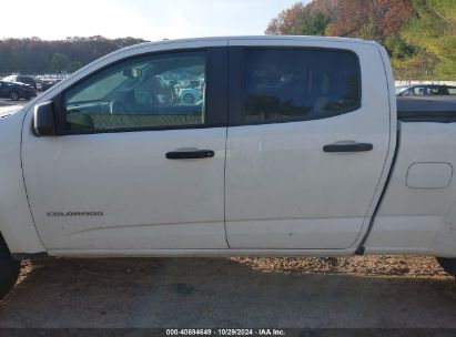 Lot #3000300562 2022 CHEVROLET COLORADO 4WD  LONG BOX WT