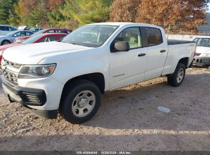 Lot #3000300562 2022 CHEVROLET COLORADO 4WD  LONG BOX WT