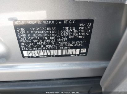 Lot #2992813758 2024 HONDA HR-V 2WD LX