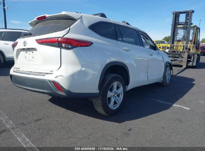 Lot #2992820682 2021 TOYOTA HIGHLANDER LE