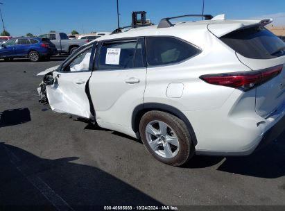 Lot #2992820682 2021 TOYOTA HIGHLANDER LE