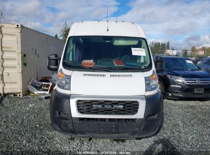 Lot #3035095500 2019 RAM PROMASTER 2500 HIGH ROOF 136 WB