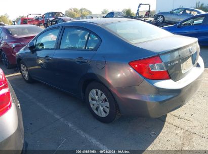 Lot #2992822839 2012 HONDA CIVIC SDN LX