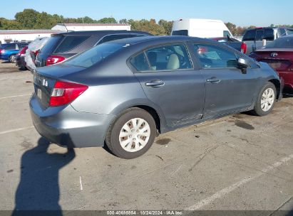 Lot #2992822839 2012 HONDA CIVIC SDN LX