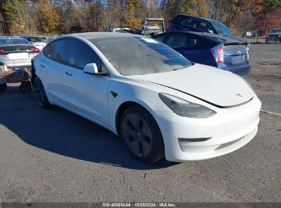 Lot #2990347669 2021 TESLA MODEL 3 STANDARD RANGE PLUS REAR-WHEEL DRIVE