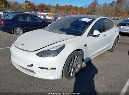 Lot #2990347669 2021 TESLA MODEL 3 STANDARD RANGE PLUS REAR-WHEEL DRIVE