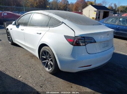 Lot #2990347669 2021 TESLA MODEL 3 STANDARD RANGE PLUS REAR-WHEEL DRIVE