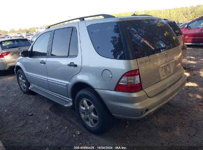 Lot #3056070362 2003 MERCEDES-BENZ ML 350