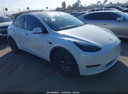 Lot #3035095493 2022 TESLA MODEL Y PERFORMANCE DUAL MOTOR ALL-WHEEL DRIVE