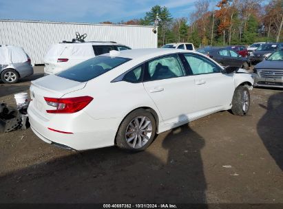 Lot #2992816810 2022 HONDA ACCORD LX