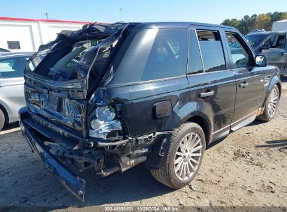 Lot #3037546919 2010 LAND ROVER RANGE ROVER SPORT HSE