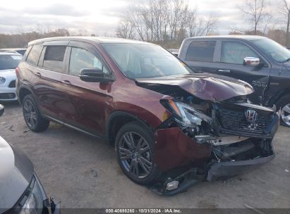 Lot #2995297010 2021 HONDA PASSPORT AWD EX-L