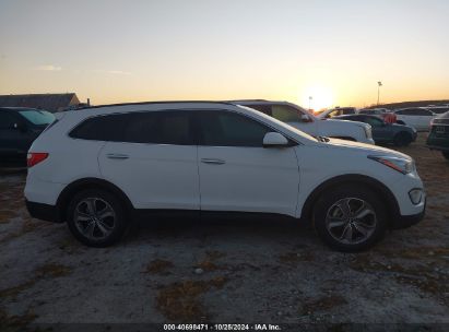 Lot #2992822713 2014 HYUNDAI SANTA FE GLS