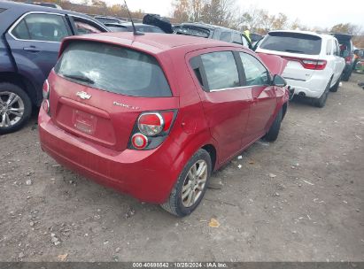 Lot #2995296941 2012 CHEVROLET SONIC 2LT