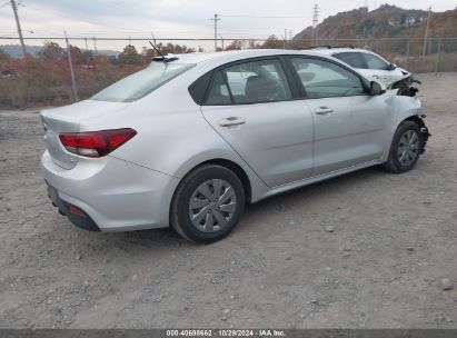 Lot #2995296922 2020 KIA RIO S