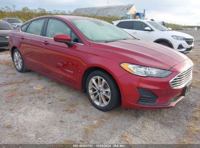 Lot #2992822706 2019 FORD FUSION HYBRID SE