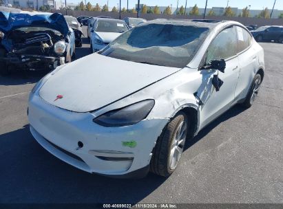 Lot #2992820684 2023 TESLA MODEL Y AWD/LONG RANGE DUAL MOTOR ALL-WHEEL DRIVE