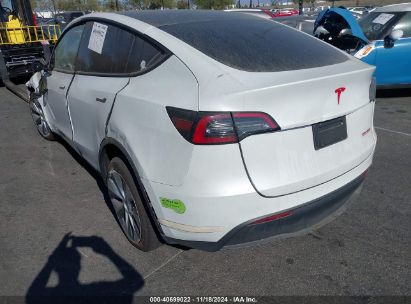 Lot #2992820684 2023 TESLA MODEL Y AWD/LONG RANGE DUAL MOTOR ALL-WHEEL DRIVE