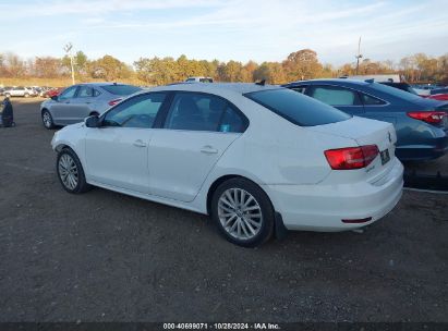 Lot #2995296874 2015 VOLKSWAGEN JETTA 1.8T SE