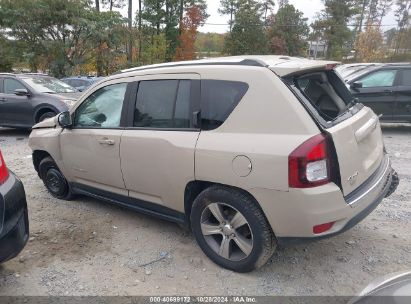 Lot #3052076601 2017 JEEP COMPASS HIGH ALTITUDE 4X4