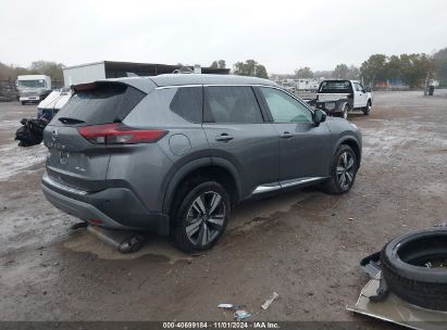 Lot #3000300497 2021 NISSAN ROGUE SL INTELLIGENT AWD