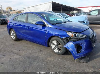 Lot #3035095491 2019 HYUNDAI IONIQ HYBRID BLUE