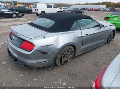 Lot #3042570747 2020 FORD MUSTANG ECOBOOST PREMIUM