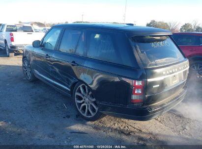 Lot #2995296751 2014 LAND ROVER RANGE ROVER 5.0L V8 SUPERCHARGED/5.0L V8 SUPERCHARGED EBONY EDITION