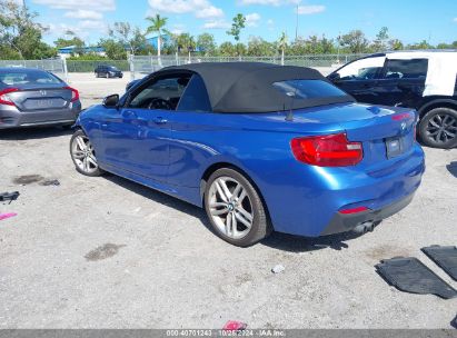 Lot #2992822657 2016 BMW 228I