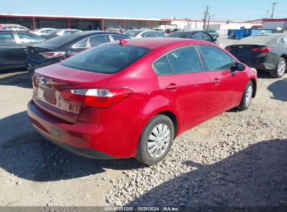 Lot #2978106853 2016 KIA FORTE LX