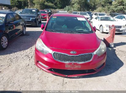 Lot #2978106853 2016 KIA FORTE LX