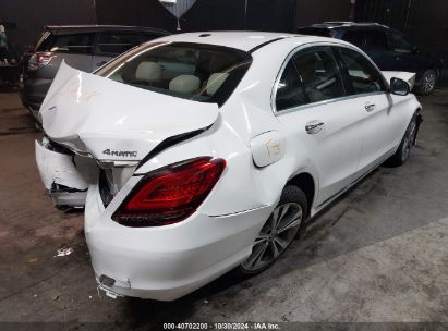 Lot #2995296721 2019 MERCEDES-BENZ C 300 4MATIC