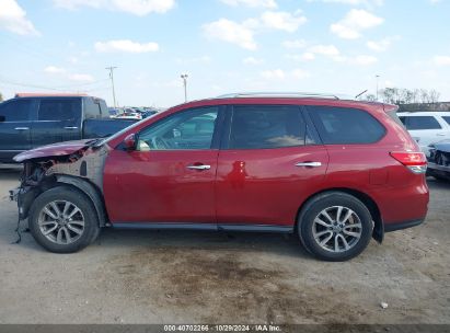 Lot #3035085335 2015 NISSAN PATHFINDER S